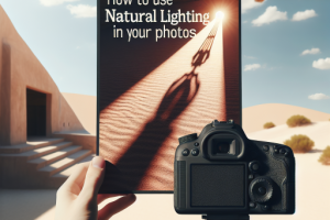 Cómo utilizar la iluminación natural en tus fotos Cómo utilizar la iluminación natural en tus fotos.